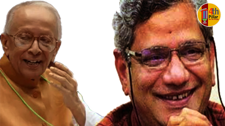সমূহ অবস্থা বুঝেই আজকের রাজনীতি: জ্যোতি বসুর জন্মদিনে ইয়েচুরি